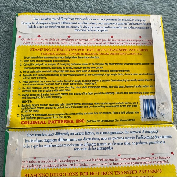 Aunt Martha’s Hot Iron On Transfers - Picture 3 of 3